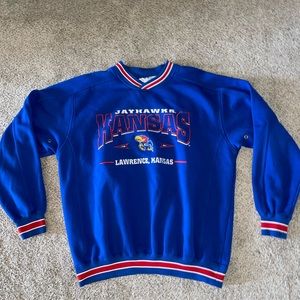 Vintage Lee Sport Kansas Jayhawks KU Crewneck